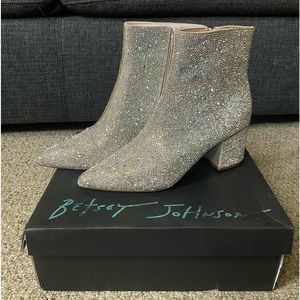 Betsy Johnson Kyla rhinestone bootie